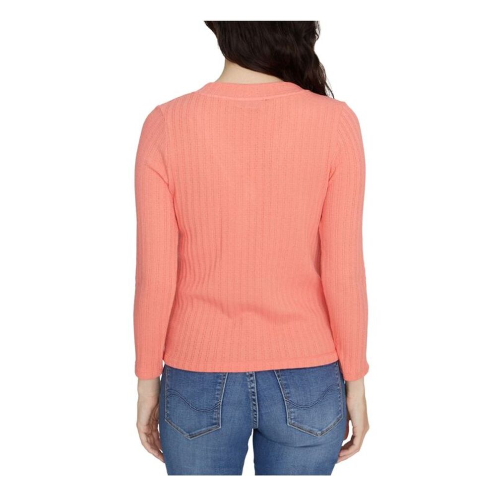 SANCTUARY Womens Coral Long Sleeve V Neck Top XS - Picture 2 of 4